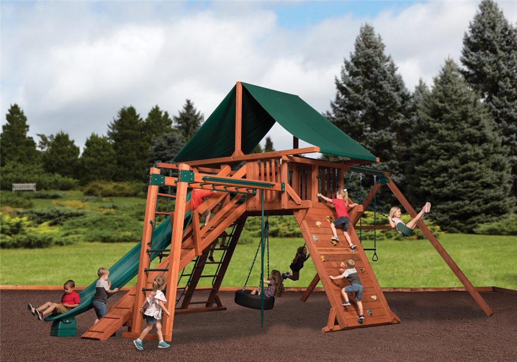 Titan Peak Jumbo 5 Swing Set - Johnny s Backyard SA